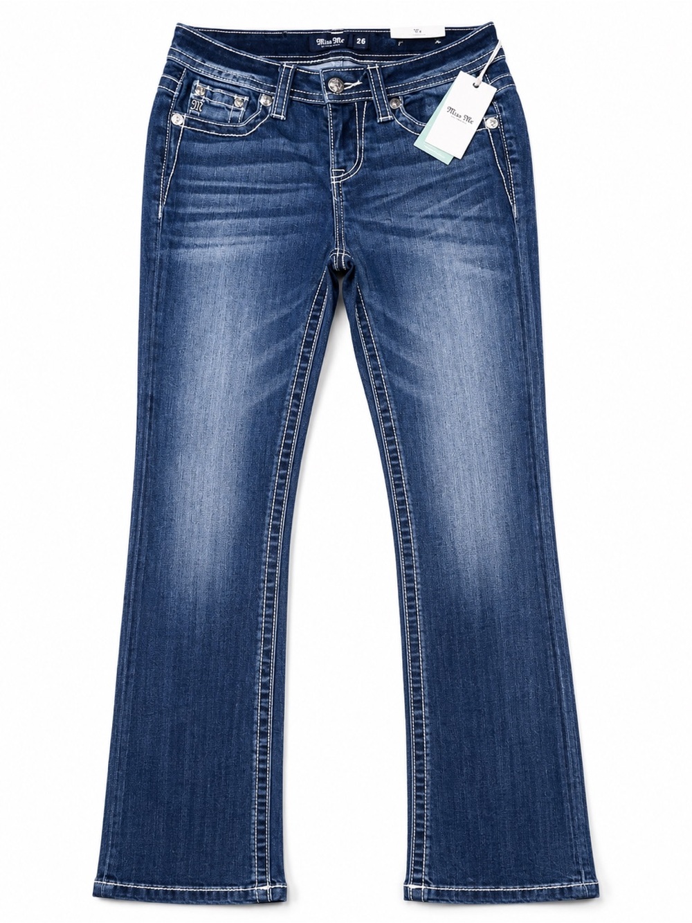 Miss Me mid rise bootcut jeans size 26